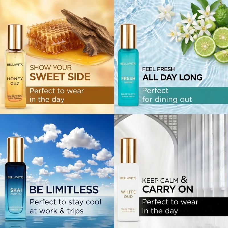 The Collection Perfume Fragrance - Set di Mini Profumi Unisex 20MLx4,